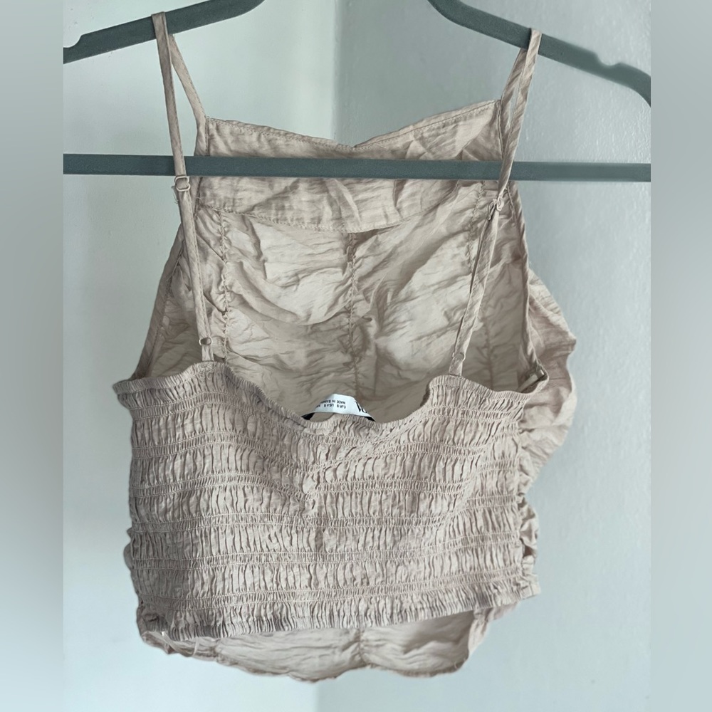 Zara Ruffled Look Crop Top - Picture 4 of 5